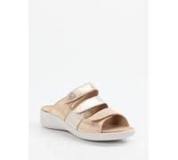 Solidus Pantolette Wellness Spezial in beige in Größe: 41.5 für Damen Weite: G