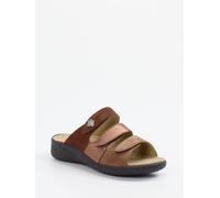 Solidus Pantolette Wellness Spezial in braun in Größe: 38.5 für Damen Weite: G
