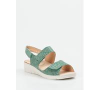 Solidus Sandalette in grün in Größe: 41.5 für Damen Weite: H