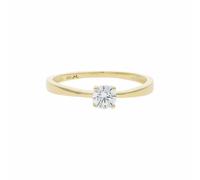 Solitär Ring 333 Gold synth. Zirkonia JL39-07-0383 JuwelmaLux