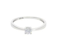 Solitär Weißgold Ring 333 Zirkonia JL39-07-0392 transparent JuwelmaLux