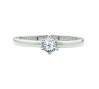 Solitärring ADELIA´S "Solitärring 925 Silber mit Zirkonia" Gr. 52, silber, Fingerringe, Damen, 52, Silber 925 (Sterlingsilber), Silberring Diamant (10915336-52) silber