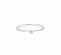 Solitärring ADELIA´S "Solitärring 925 Silber mit Zirkonia" Gr. 54, silber, Fingerringe, Damen, 54, Silber 925 (Sterlingsilber), Silberring Diamant (11840133-54) silber