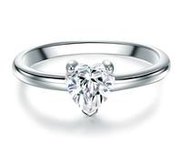 Trilani - Ring aus Sterling Silber in Silber mit Zirkonia Ringe Damen