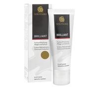 SOLITAIRE Brilliant Ledercreme mit Schwammaufträger, Glattleder Farbauffrischung, intensive Pflege, Lederpflege Schuhe, Taschen, Kleidung, 75 ml