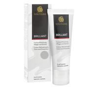 Solitaire BRILLANT 75 ml Schuh-Creme in der Tube, intensive Pflege und Imprägnierung für Schuhe, Taschen und Kleidung aus Leder, Farbe hellgrau