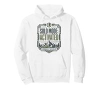 Solo-Modus aktiviert Embrace Wild Mountain Wandern Abenteuer Pullover Hoodie