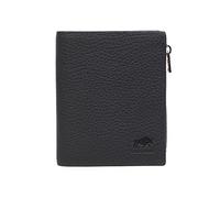 Solo Pelle® Slim Wallet KOMPA mit Münzfach [bis zu 13 Karten] Slimwallet [RFID-Schutz] Kartenetui [Leder] Smart Wallet für Männer und Damen (Matt Schwarz)