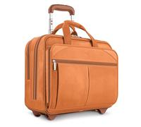 Solo Walker 15,6 Zoll Roll-Laptoptasche, Einheitsgröße, Walker Leder Rolling Laptop Tasche, hautfarben, Einheitsgröße, Walker Laptoptasche aus Leder