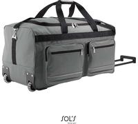 SOLS Bags Reisetasche mit Rollen Sport- und 71000 heather grey 67 x 34 x 33 cm