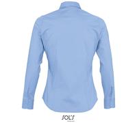 L634 SOL´S Damen Langarm Stretch Hemd Eden Bright Sky XXL