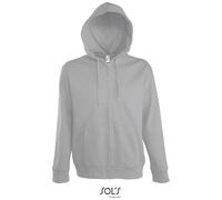SOLs Collection SOL´S Sweatjacke mit gefütterter Kapuze 25.4780 Gr. M grey-melange