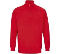 SOLS - "Conrad" Sweatshirt mit kurzem Reißverschluss für Herren/Damen Unisex (Leuchtend Rot) S