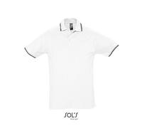 SOLS - Contrast-Polo Practice White - Gr. - XXL