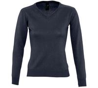SOLS Damen/Damen Galaxy V-Ausschnitt Pullover (Marine) XS