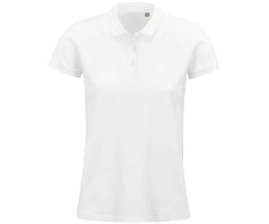 SOLS Damen/Damen Planet Bio-Poloshirt (Weiß) M