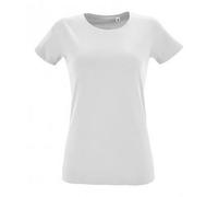 SOLS Damen/Damen Regent Fit Kurzarm T-Shirt (Weiß) L