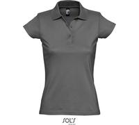 L534 SOL´S Damen Polo Shirt Prescott Dark Grey (Solid) L
