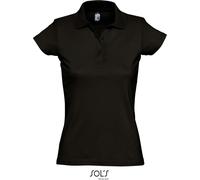 L534 SOL´S Damen Polo Shirt Prescott Deep Black M