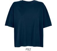 L03807 Sol´s Damen Boxy T-Shirt in Übergröße French Navy M