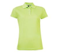 SOLS Womens/Ladies Performer Kurzarm-Pique-Poloshirt (Apfelgrün) L