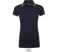 SOLS Damen Piqué Polo 00578 french navy/neon orange L