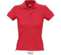 L519 SOL´S Damen Polo People 210 Red S