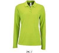 SOLS Damen Piqué Polo langarm 02083 apple green XXL