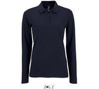 L02083 SOL´S Damen Langarm Piqué Polo Hemd Perfect French Navy XL