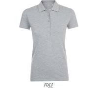 SOLS Damen Piqué Stretch Polo 01709 grey melange XXL