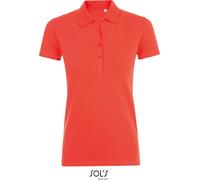 SOLS Damen Piqué Stretch Polo 01709 heather oxblood M