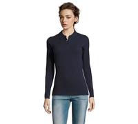 SOLS Damen Polo Womens Long-Sleeve Piqué Shirt Perfect 02083 French Navy L