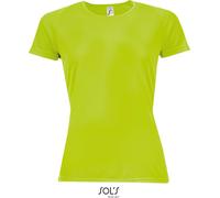 SOLS Damen Raglan Sport Shirt T-Shirt 01159 neon green XXL