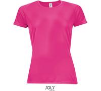 SOLS Damen Raglan Sport Shirt T-Shirt 01159 neon pink XS