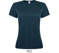 SOLS Damen Raglan Sport Shirt T-Shirt 01159 petroleum blue S