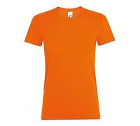 SOLS Damen Regent Kurzarm T-Shirt (XL) (Orange)