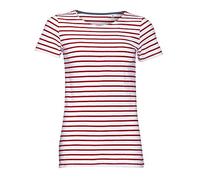Sol's Damen Ringel-T-Shirt Miles Rundhals Weiß/Rot L