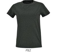 SOLS Damen Slim Fit T-Shirt 02080 charcoal melange XL