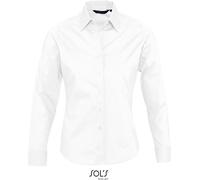 SOLs Collection Cotton Classics-25.7015 Stretch Bluse langarm Gr. 2XL weiß