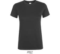 Sol's T-Shirt Damen Regent Kurzarm Dunkelgrau (Uni) Größe M
