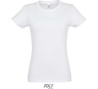 Sol's T-Shirt Imperial L191 Damen Weiß Größe M