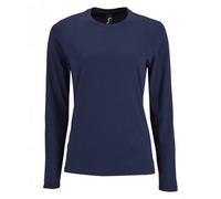 SOLS Damen T-Shirt Imperial, langärmlig (Marineblau) M