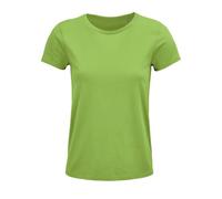 Sol's Damen T-Shirt Kurzarm Rundhals aus Bio - Baumwolle Apple Green S