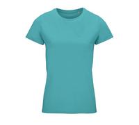 Sol's Damen T-Shirt Kurzarm Rundhals aus Bio - Baumwolle Pool Blue S