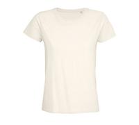 Sol's Damen T-Shirt Kurzarm Rundhals in 20 verschiedenen Farben aus Bio - Baumwolle Off White XL