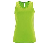 SOLS Damen Tank Top Womens Sports Sporty 02117 Neon Green L