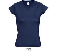 L156 SOL´S Damen V-Ausschnitt T-Shirt Moon French Navy M