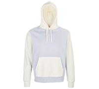 SOL'S Farbige Unisex-Kapuzensweatshirt Collins - Cremeblau / cremeweiß / cremegrün | 3XL