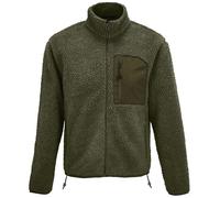 SOL'S Fell-Sweatshirt Sherpa Fury - Army / dunkel army | L