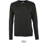 L410 SOL´S Mens V Neck Sweater Galaxy Black 3XL